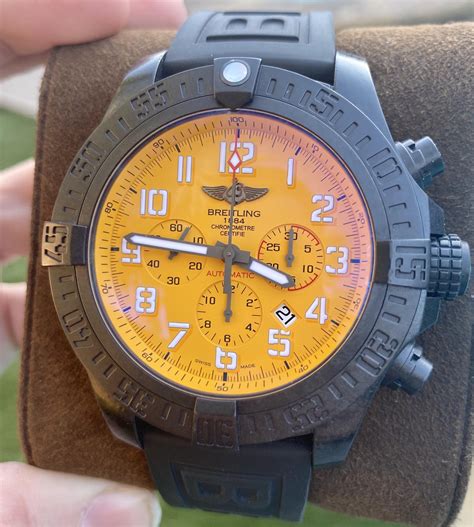 breitling avenger hurricane yellow.